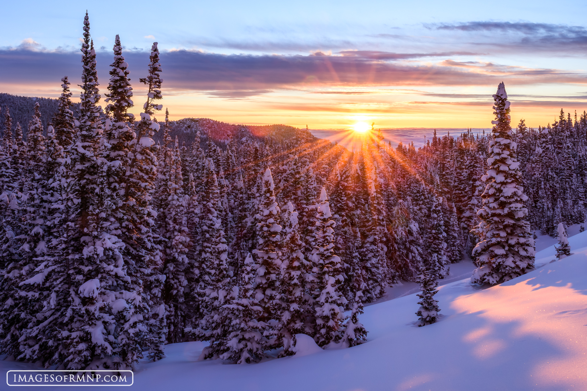 Silent Sunrise For more information on this image and for purchasing options, please visit the Images of RMNP website or call the gallery at...
